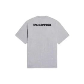 Turn Slit T-Shirt «Grey Black» 675016TLVB31167