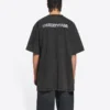 Turn Slit T-Shirt «Washed Black» 675016TLVB39034