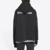 Turn Zip-Up-Hoodie, weite Passform «Schwarz» 674719TLVB49034