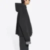 Turn Zip-Up-Hoodie, weite Passform «Schwarz» 674719TLVB49034