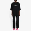 Unisex FW 21 mit kostenlosem Buchstaben-Aufdruck Schwarz 661715TKVD31070