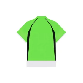 Unisex FW21 Poloshirt mit Stickerei, grün 661507TKVA53007