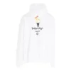 Unisex-Oversize-Sweatshirt mit Logo, weiss 620973TIV459040