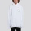 Unisex-Oversize-Sweatshirt mit Logo, weiss 620973TIV459040