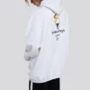 Unisex-Oversize-Sweatshirt mit Logo, weiss 620973TIV459040