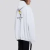 Unisex-Oversize-Sweatshirt mit Logo, weiss 620973TIV459040