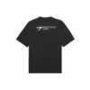 Unisex SS21 Firmenbedruckung Rundhals-T-Shirt mit kurzen Ärmeln, schwarz 612966TKV861070