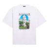 Unisex SS21 Oversize-Polo aus Baumwolle, weiss 641614TJVH69000