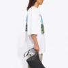 Unisex SS21 Oversize-Polo aus Baumwolle, weiss 641614TJVH69000