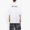 Unisex-T-Shirt mit «I Love Dogs»-Aufdruck, weiss 641614TJVH19000