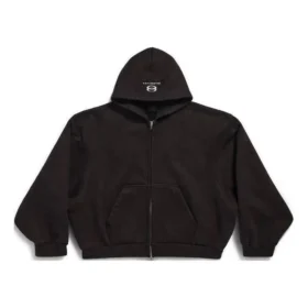 Unity Sports Icon Boxy Zip-up Hoodie, weite Passform «Schwarz» 787354TQVD59034
