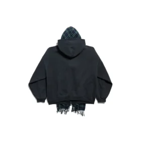 Unity Sports Icon Schal-Hoodie mit durchgehendem Reissverschluss, Oversize «Dark Blue» 794747TQVM24021