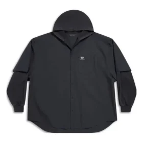 Unity Sports Icon Shirt mit Aufnähern, weite Passform «Schwarz» 768771TNM601000