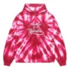 Valentinstag-Tie-Dye-Hoodie, weite Passform «Rot» 675003TLVI86802