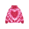 Valentinstag-Tie-Dye-Hoodie, weite Passform «Rot» 675003TLVI86802