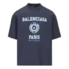 Varsity-Logo-T-Shirt mit kurzen Ärmeln «Navy» 612966TMV954140