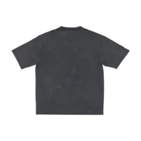 Varsity-Logo-T-Shirt mit kurzen Ärmeln «Washed Black» 612966TMV981000