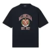 Varsity-Logo-T-Shirt, mittlere Passform «Schwarz» 612966TLV891076
