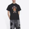 Varsity-Logo-T-Shirt, mittlere Passform «Schwarz» 612966TLV891076