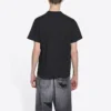 Varsity-Logo-T-Shirt, mittlere Passform «Schwarz» 612966TLV891076