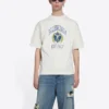 Varsity-Logo-T-Shirt, mittlere Passform «Weiss» 612966TLV891375