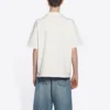 Varsity-Logo-T-Shirt, mittlere Passform «Weiss» 612966TLV891375