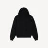 Vintage-Surfer-Hoodie mit Reissverschluss für Herren in Schwarz