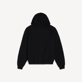 Vintage-Surfer-Hoodie mit Reissverschluss für Herren in Schwarz