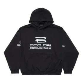 Von KI generierter Hoodie «Black White» 767877TQVF99034