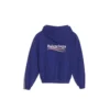 Weiter Baumwoll-Hoodie Blau 578135TIV531195