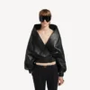 Wickeljacke für Damen in Schwarz