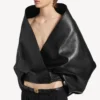 Wickeljacke für Damen in Schwarz