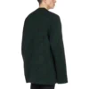 Wollpullover mit Rundhalsausschnitt und durchgehendem Logo «Dark Green» 657400T15673050