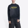 Worldwide Retail Therapy Rundhals-Sweatshirt «Washed Black Yellow» 676629TLVA91361