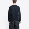 Worldwide Retail Therapy Rundhals-Sweatshirt «Washed Black Yellow» 676629TLVA91361