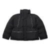 Wrap-Parka-Jacke «Schwarz» 751715TNO191000
