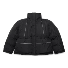 Wrap-Parka-Jacke «Schwarz» 751715TNO191000
