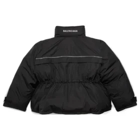 Wrap-Parka-Jacke «Schwarz» 751715TNO191000