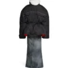 Wrap-Parka-Jacke «Schwarz» 751715TNO191000