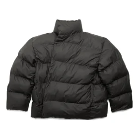 Wrap-Pufferjacke «Schwarz» 751717TOO411000