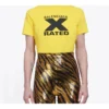 X-Rated Small Slim Fit Kurzarm Gelb 612964TIVA71802