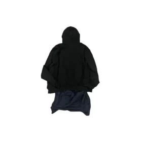 XXXL T-Shirt-Hoodie mit Aufnähern, Oversize «Schwarz» 720406TNVD91070