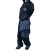 XXXL T-Shirt-Hoodie mit Aufnähern, Oversize «Schwarz» 720406TNVD91070