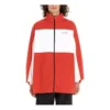 Zweifarbige Jacke mit durchgehendem Reissverschluss «Rot-Weiss» 571434TYB186403