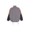 Zweifarbige Shell-Jacke mit Logo-Print «Grey» 534317TDO051408