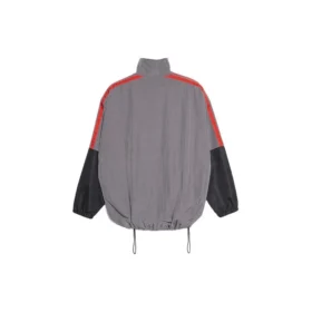 Zweifarbige Shell-Jacke mit Logo-Print «Grey» 534317TDO051408