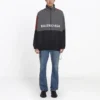 Zweifarbige Shell-Jacke mit Logo-Print «Grey» 534317TDO051408