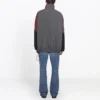Zweifarbige Shell-Jacke mit Logo-Print «Grey» 534317TDO051408